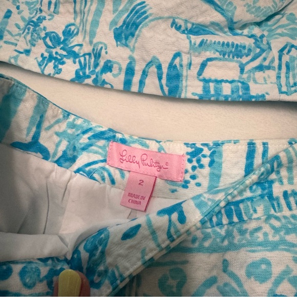 Lilly Pulitzer Melody Crop Top and Skirt Set in La Via Loca - Picture 2 of 5